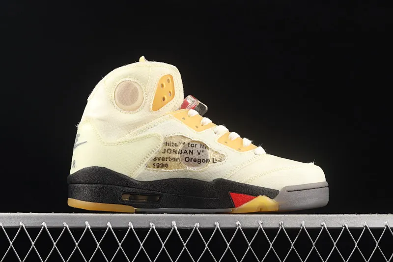 All categories Air Jordan Jordan series basketball shoes Air Jordan 5 G version OF x Air Jordan 5 AJ5 Qiao 5 Baifan Jin Chanyi DH8565-100